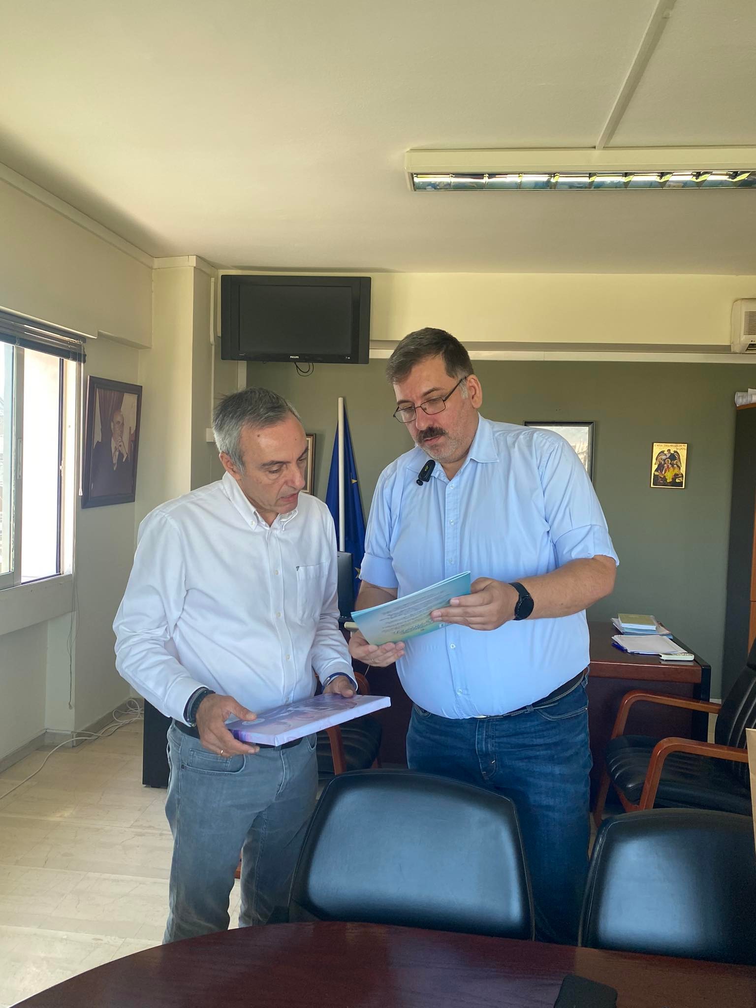 ΣΥΝΑΝΤΗΣΗ ΜΕ ΤΟΝ ΠΡΟΕΔΡΟ ΔΙΟΙΚΟΥΣΑΣ ΕΠΙΤΡΟΠΗΣ ΝΔ ΘΕΣΣΑΛΟΝΙΚΗΣ